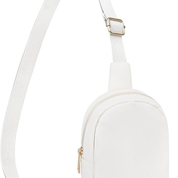 Sling Bag Crossbody Bag For Women and Men Small Leather Cross Body bag with Ajus - Picture 1 of 6